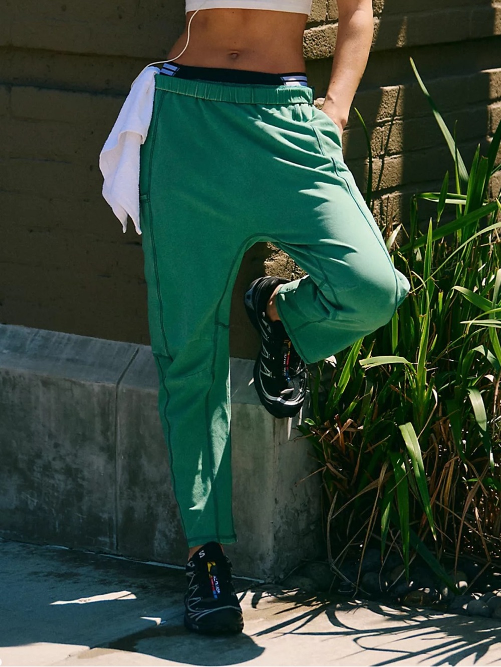 Free People Hotshot Pants in Green Small